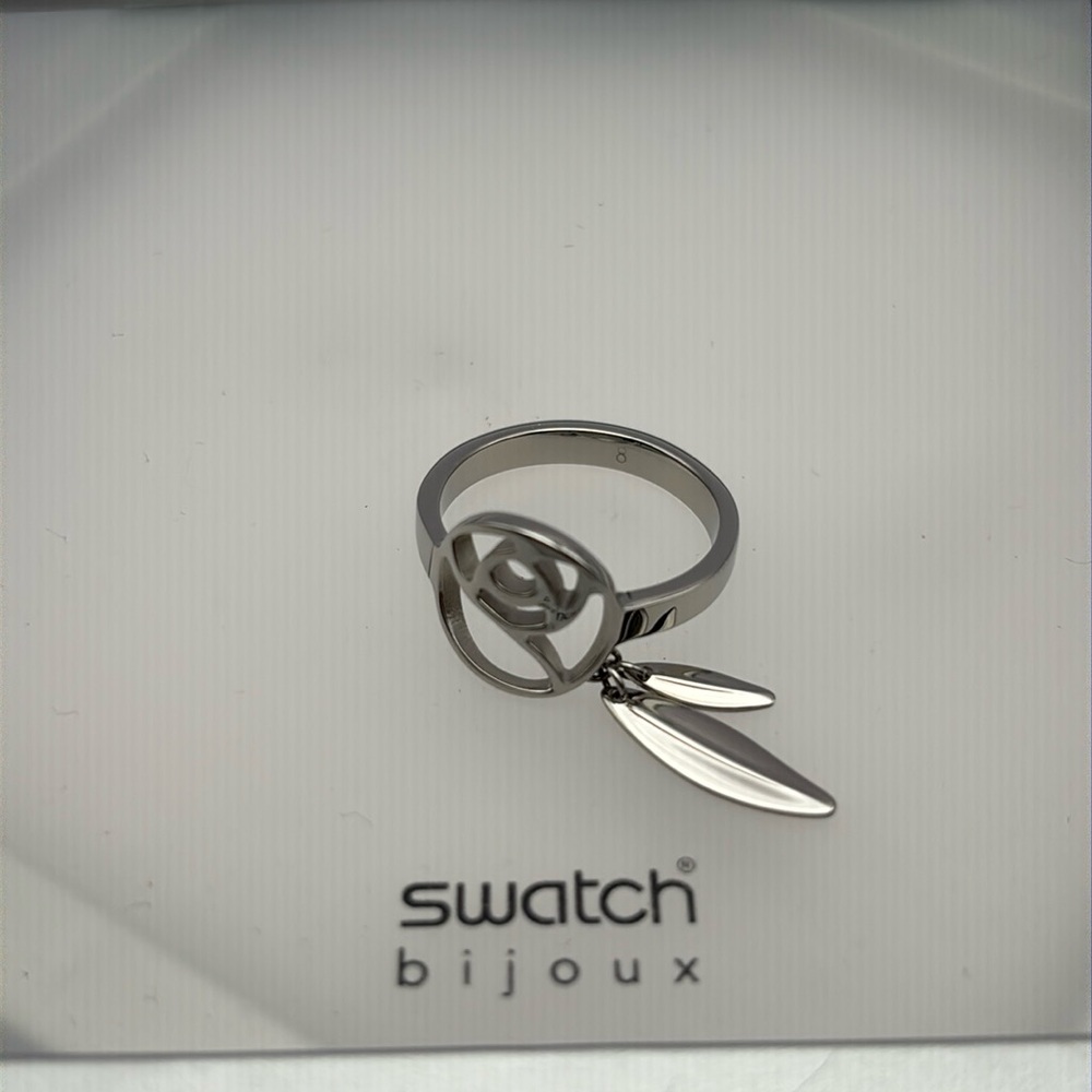 Swatch Bijoux Japanroses Stainless Steel Ring - size 8